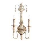 Quorum International 5506-2 White Salento 2-LIGHT Wall Sconce. Fixed Price $258.00.