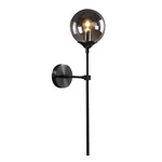 Kco Lighting Modern Smoke Grey Glass Globe Black Matte Slim Wall Sconce Light.... Fixed Price $78.42.