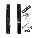 Brixwell Patio Door Handle Set 7-1/2" HEIGHT,6-5/8" Ctc,black Finish. Fixed Price $19.75.