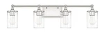 Capital Lighting 120741-423 Nickel Camden 4-LIGHT 33-1/4"W Bathroom Vanity. Fixed Price $428.00.