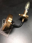 Elk Lighting 14430/1 Matte Black Antique Gold 1-LIGHT Sconce. Fixed Price $25.00.