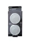 Commercial Electric Plug 2-LIGHT Rechargeable Led Under Cabinet Puck. Fixed Price $14.95.
