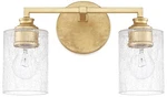 Capital Milan 9" High Gold 2-LIGHT Wall Sconce. Fixed Price $198.00.