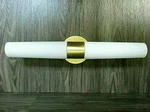 George Kovacs Wall Sconce P5042-248 Honey Gold Cased Etched Opal Glass. Fixed Price $59.98.