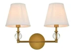 Wall Sconce Bathroom Bedroom Or Living With Lamp Shades Brass Light Fixture. Fixed Price $143.17.