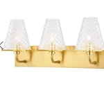 Mitzi 3 Light Aged Brass Bath Bracket Wall. Fixed Price $110.00.