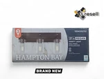 Hampton Bay Regan 21 In. 3-LIGHT Espresso Bronze Vanity Clear Glass Shade. Fixed Price $37.43.