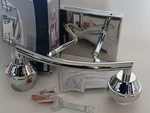 Style Selections 2-LIGHT Chrome Transitional Vanity Fitter 2528588. Fixed Price $22.99.