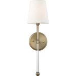 Nuvo Lighting 60/6687 Olmsted Wall Sconce Burnished Brass And White. Fixed Price $81.59.
