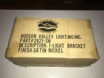 Hudson Valley Lighting 2821-SN Cumberland Collection One Wall Sconce. Fixed Price $69.00.