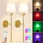 Laiebri Battery Operated Wall Sconce Set Of 2 Wireless Dimmable Color-changing. Fixed Price $79.98.