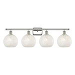 Innovations Lighting 516-4W-11-38-WHITE Mouchette-bathroom Vanity Polished. Fixed Price $538.56.