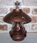 Lamplight Farms Montana Bronze Oil Wall Sconce & Moose Pine Tree Shade. Fixed Price $38.00.