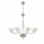 Hampton Bay Ariel Collection 8-LIGHT 88-1/2 In. Hanging Chrome Chandelier. Fixed Price $124.95.