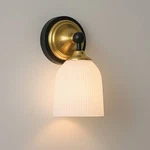 Possini Euro Zaragoza 9 1/2" High Gold And Matte Black Wall Sconce. Fixed Price $79.99.