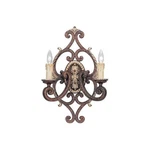 Livex Lighting Seville Wall Sconce Bronze With Gilded Accents Multi Color. Fixed Price $653.99.
