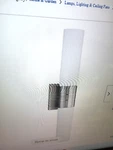 Satco Nuvo Lighting 62/2936 Led 21" Brushed Nickel Tube Wall Sconce. Fixed Price $39.97.