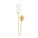 Light Wall Sconce-aged Brass Finish Sconces 116-BEL-4568959 Bailey. Fixed Price $227.20.