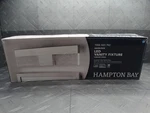 Hampton Bay Havelock 22.7IN Chrome Led Bathroom Vanity Light Bar Seedy Glass. Fixed Price $22.99.