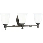 3 Light Farmhouse Style 24.5 Inches Wide By 8.75 High-venetian. Fixed Price $187.95.