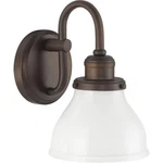 Capital Lighting 8301BB-128 Baxter 10" Bathroom Sconce W/ Frosted Glass Shade. Fixed Price $54.20.