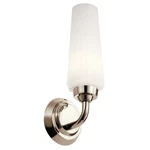 Kichler 55073 Truby 13" Tall Bathroom Sconce - Nickel. Fixed Price $169.99.