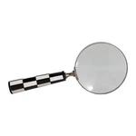 Sagebrook Home 22842 9 X In. Geo Handle Magnifying Glass Black & White. Fixed Price $41.55.