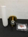 "george Kovacs P5041-248 Saber 1-LIGHT Wall Sconce, 60W, 12.5"X4.75", Honey Gold. Fixed Price $58.99.