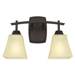 Westinghouse 6307400 Midori 15"W 2 Light Bathroom Vanity - Bronze. Fixed Price $65.10.