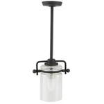 Recpro Rv 12V Ceiling Mounted Pendant Light With Crackle Glass Sconce. Fixed Price $89.95.
