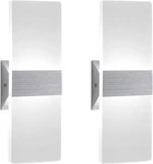 Changm Modern Wall Sconce 12W, Set Of Led Lamp Cool White Acrylic Materia. Fixed Price $56.19.