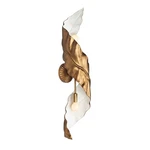 Kalco Spira Light Wall Sconce, Pearlized Antique Brass/white - 525521PABW. Fixed Price $634.10.