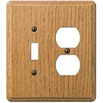 Amertac 901TDL TOGGLE/1 Duplex Traditional Oak Wood Wallplate. Fixed Price $20.49.