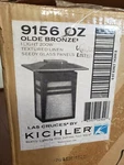 Kichler 9156OZ Seedy Glass Panel Cruces Light 200W Olde Bronze Finish. Fixed Price $119.99.