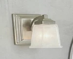 Allen + Roth Elloree Square Vanity Light Brushed Nickel/ Frosted Glass. 90. Fixed Price $22.45.