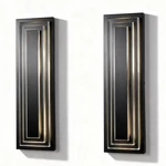 Wall Light 24" Pack Outdoor Black Led Garage Sconce Porch Waterproof Fixtures. Fixed Price $124.99.