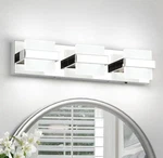 Jusheng 3-LIGHT Chrome Led Bathroom Vanity Light. Fixtures. Fixed Price $40.99.