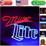 Led Miller Lite Neon Sign - Wall Art Lighting With Dimming Feature & Easy Hang. Fixed Price $57.59.