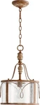 Quorum 3506-94 Salento Pendant, 1-LIGHT, 100 Watts, French Umber. Fixed Price $183.00.