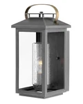 Hinkley 1164AH Atwater Wall Mount Lantern Led Light Clear Glass Ash Bronze. Fixed Price $331.55.