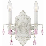 Crystorama 5022-AW-RO-MWP Paris Market Wall Sconce Antique White. Fixed Price $194.22.