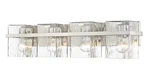 Z-lite 1938-4V Bennington Light 29"W Bathroom Vanity Nickel. Fixed Price $399.50.