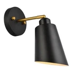 Living District Halycon 1-LIGHT Mid-century Metal Wall Sconce Black And Brass. Fixed Price $86.00.