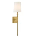 Minka Lavery 2021-894 Wall Sconces Indoor Lighting, Signature Brass/white Shade. Fixed Price $62.99.