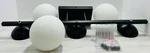 Ralbay Black Bathroom Lights 3-LIGHT Mid Century Modern Vanity Nib. Fixed Price $23.99.