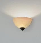 Nuvo Lighting 60/044 Tapas Wall Sconce Bronze 1 7IN Alabaster Glass. Fixed Price $25.99.