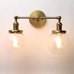 Phansthy Vintage 2 Light Wall Sconce Industrial With Dual Antique. Fixed Price $132.98.
