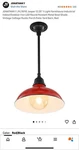 Jonathan Y Jasper 12.25" 1-LIGHT Farmhouse Industrial Indoor/outdoor Iron Led. Fixed Price $39.95.