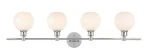Glass Shades Vanity Wall Sconce Chrome Bathroom Dining Light Fixture 37". Fixed Price $344.81.
