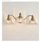 Xiedun Vintage Bathroom Vanity Fixture 3 Lights Light, Brass. Fixed Price $89.99.
